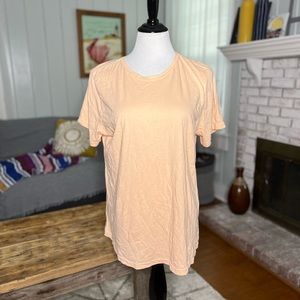 Time & Tru peach tee shirt short sleeves
